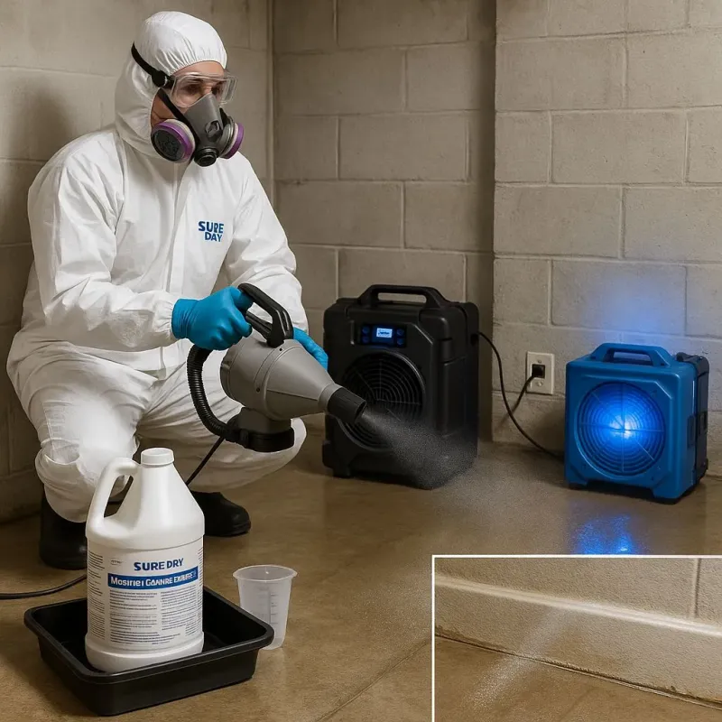 Sanitization and Odor Removal process in Silvis, IL
